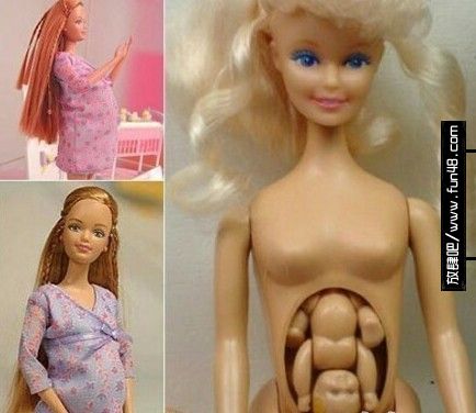 芭比娃娃怀孕图片